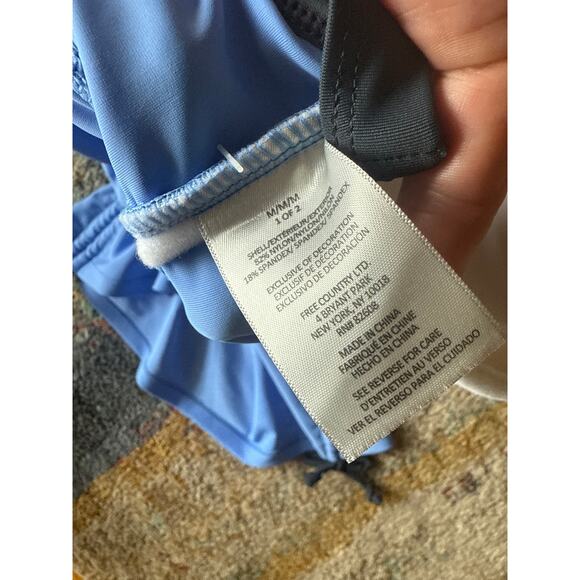 Free Country 2 piece set light blue / black womens sz medium - NWT - Picture 5 of 12